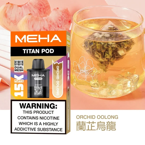 MEHA 魅嗨 TITAN 泰坦 15000口 專用煙彈｜Mesh 網芯 3%尼古丁鹽 15ml 巨量裝 專用 TITAN 主機