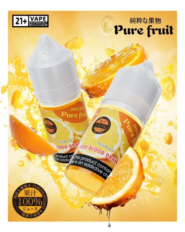 66917329.webp Pure Fruit 純粹果物 煙油|日本原裝進口 30ml現榨果汁感 清爽順喉不膩口 適配各類注油小煙主機
