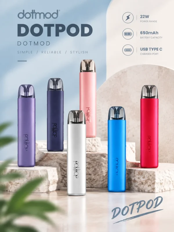ChatGPT-Image-2026年9月6日-下午05_24_43.webp DotPod GO 注油主機|側邊微調式氣流結構 16W-22W 智慧功率感應調控 靈活切換抽吸口感 650mAh高續航 通用小煙煙油
