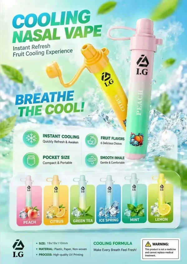 I.G夏威夷鼻通產品規格-鼻吸薄荷棒-6-scaled-1.webp I.G 夏威夷 1000口 鼻通棒|6款清新香氣 涼感提神薄荷鼻吸
