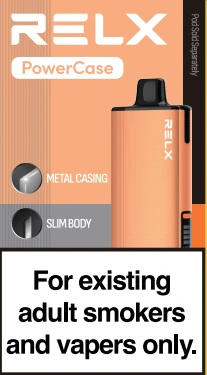 RELX悅刻x-box-16000口拋棄式電子煙-橙色主機.webp RELX 悅刻 X-BOX 16000口|12W-16W雙段功率調節 3%尼古丁鹽 Mesh網狀芯 專用換彈套裝