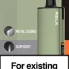 RELX悅刻x-box-16000口拋棄式電子煙-綠色主機.webp RELX 悅刻 X-BOX 16000口|12W-16W雙段功率調節 3%尼古丁鹽 Mesh網狀芯 專用換彈套裝