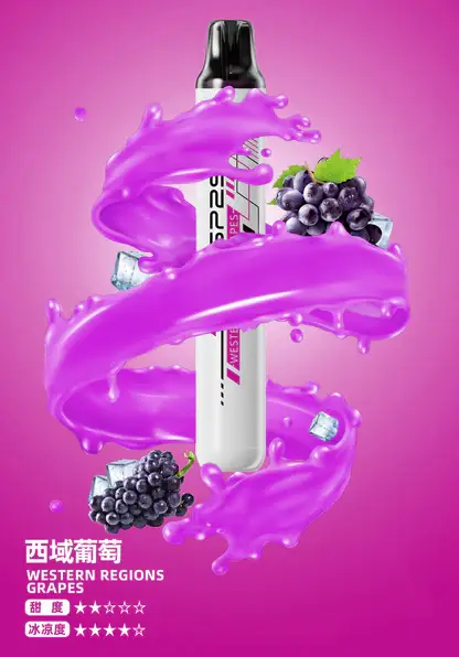 SP2S 5000口 拋棄式電子煙｜Mesh網狀霧化芯 3%尼古丁鹽冰感水果 5ml免充電長效設計 順滑擊喉體驗