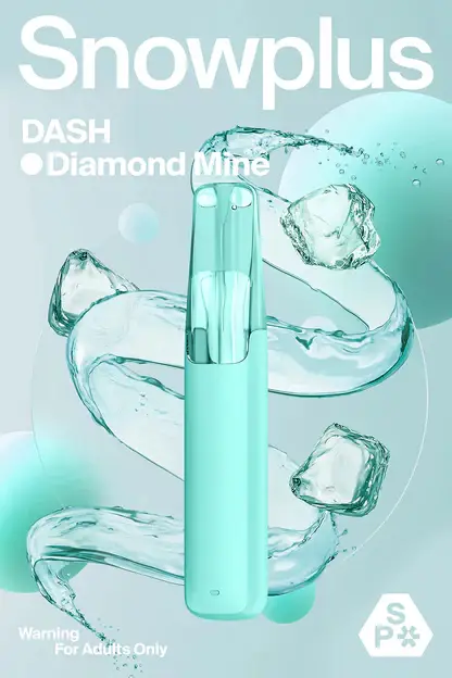 Snowplus DASH 4000口 拋棄式電子煙｜鴨嘴獸獨家人體工學吸嘴極致貼合 7.5ml大容量不乾燒 不掉味技術 3%尼古丁鹽