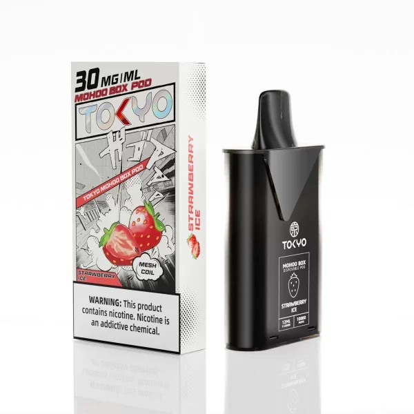 【買三盒煙彈加150贈主機】TOKYO MOHOO BOX 東京魔盒 10000口煙彈｜12ml巨量裝 30mg/ml尼古丁鹽 專用魔盒主機