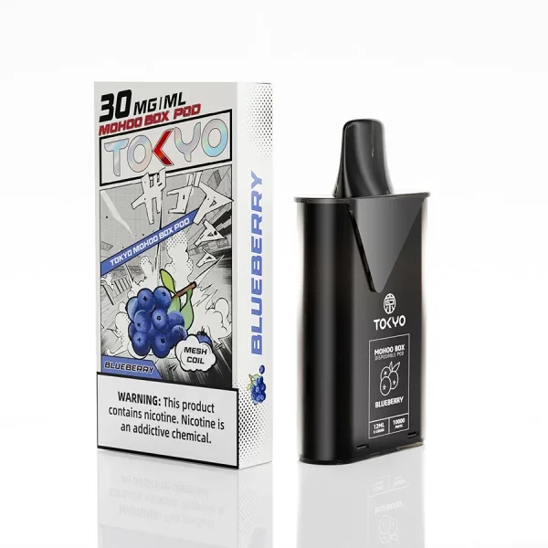 【買三盒煙彈加150贈主機】TOKYO MOHOO BOX 東京魔盒 10000口煙彈｜12ml巨量裝 30mg/ml尼古丁鹽 專用魔盒主機