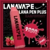 LANA PEN PLUS 9000口｜3%尼古丁鹽 15ml儲油 650mAh Mesh網芯 Type-C充電