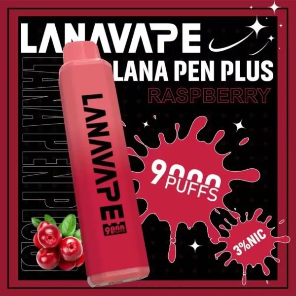 LANA PEN PLUS 9000口｜3%尼古丁鹽 15ml儲油 650mAh Mesh網芯 Type-C充電