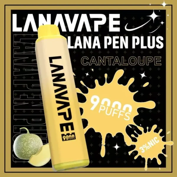 LANA PEN PLUS 9000口｜3%尼古丁鹽 15ml儲油 650mAh Mesh網芯 Type-C充電